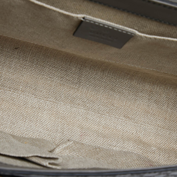 GUCCI Grey Microssima Leather Medium Emily Chain Shoulder Bag - Picture 7 of 8